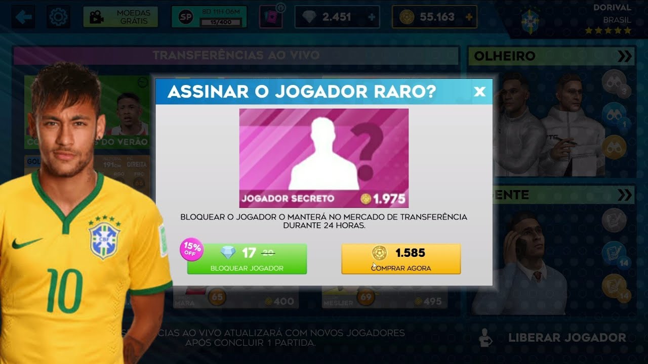 DLS | Modo Carreira Seleção Brasileira #24 ( Novo Jogador Convocado !! )