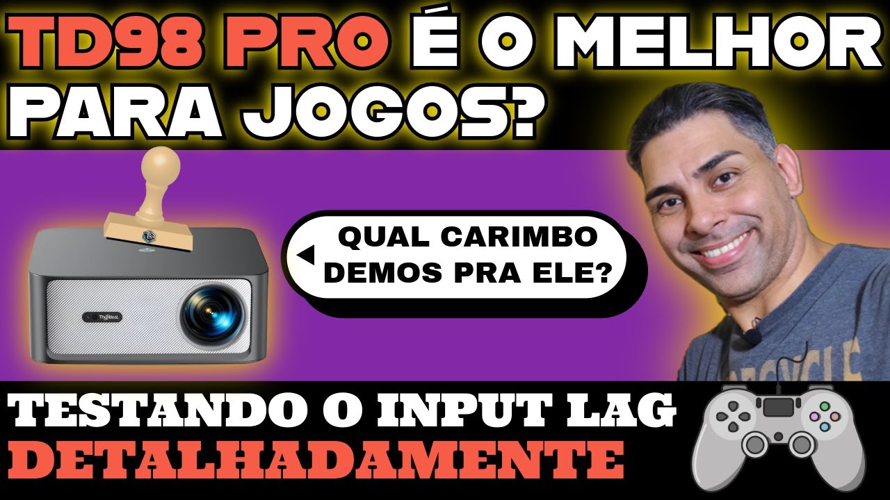 TD98 PRO - TESTE COMPLETO de INPUT LAG com games