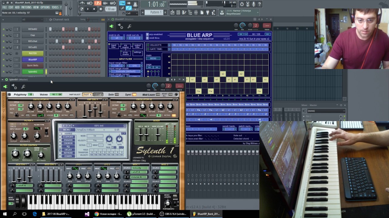 BlueARP arpeggiator v225 new factory bank demo