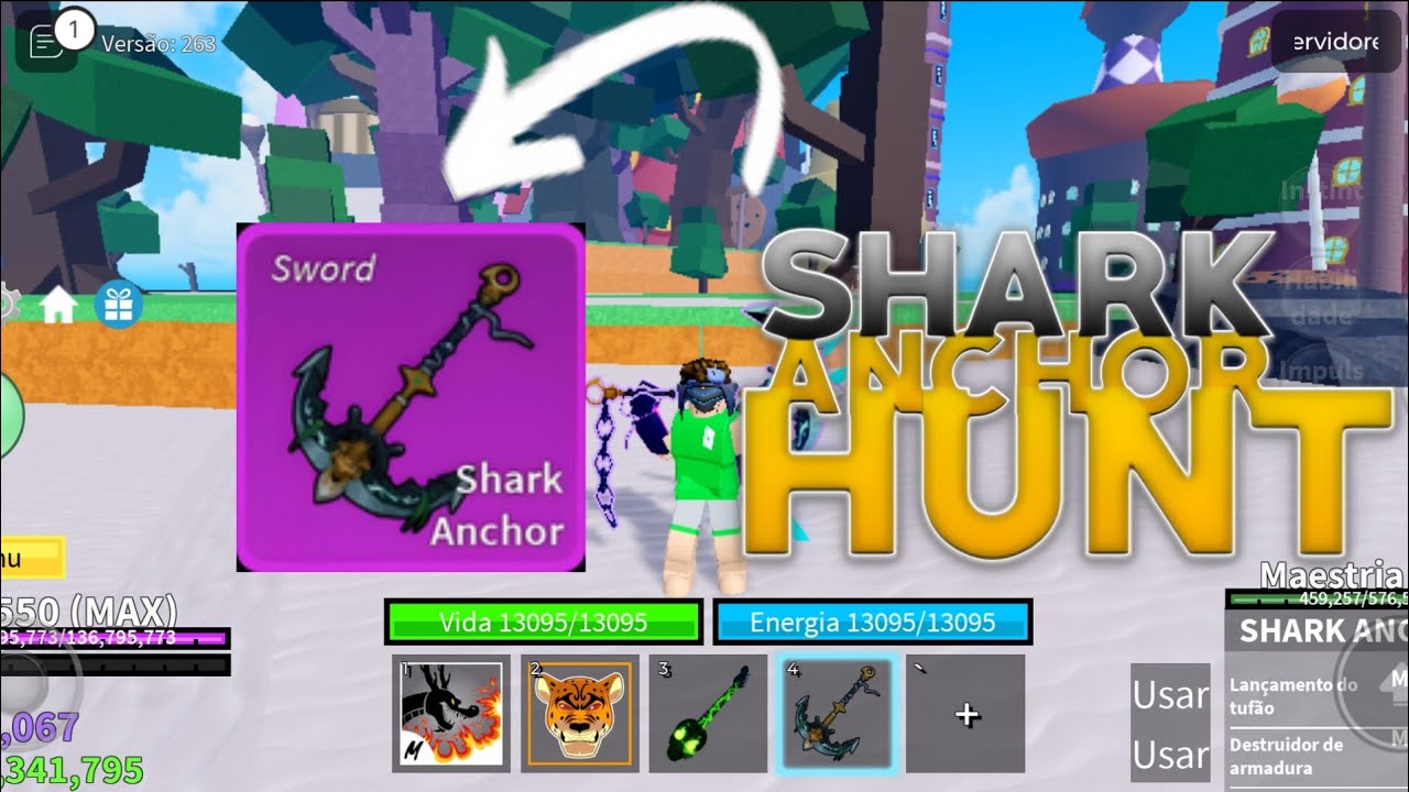 [ SCRIPT GRÁTIS ] PEGANDO a SHARK ANCHOR com script GRÁTIS (Showcase w-azure)