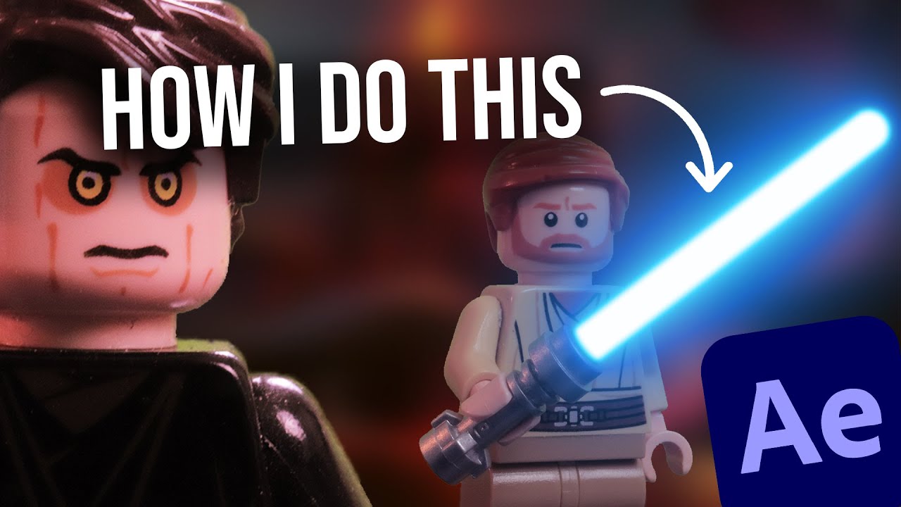 How to make the lightsaber effect (After effect tutorial)