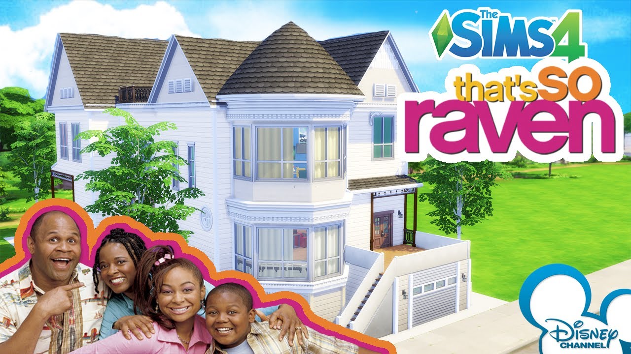 🔮📺The Sims 4: That So Raven | Baxter's Home- Speed Build📺🔮