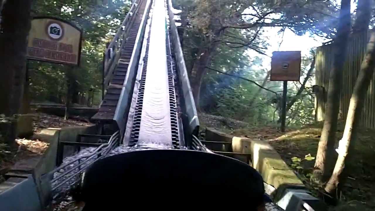 Thorpe Park's Loggers Leap on-ride POV, in HD, September 2010