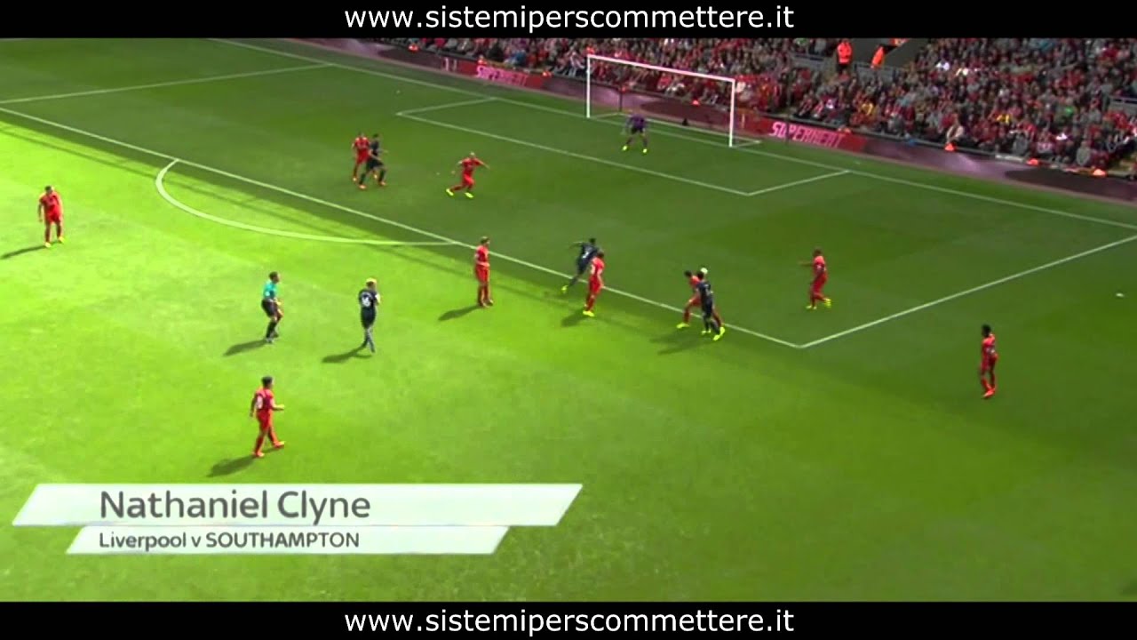 EuroGoal Nathaniel Clyne Liverpool v SOUTHAMPTON HD   alexu888.blogspot.com
