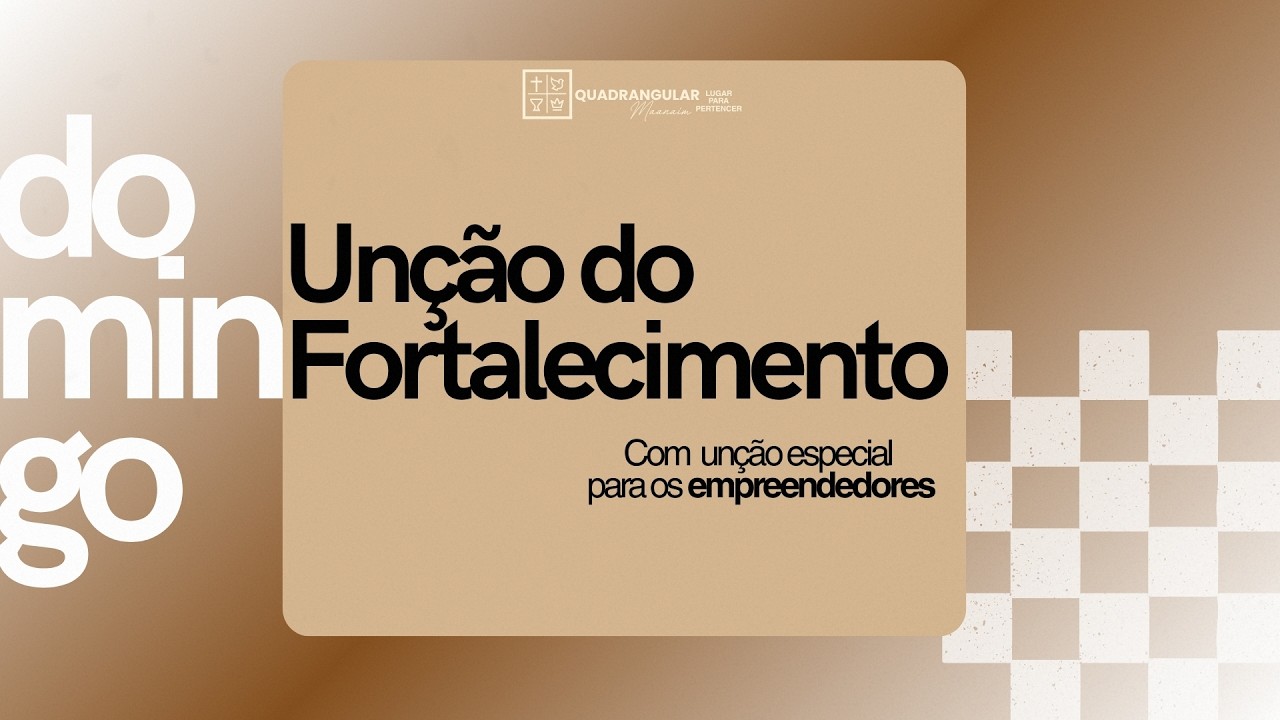 CULTO | UNÇÃO DO FORTALECIMENTO | AO VIVO