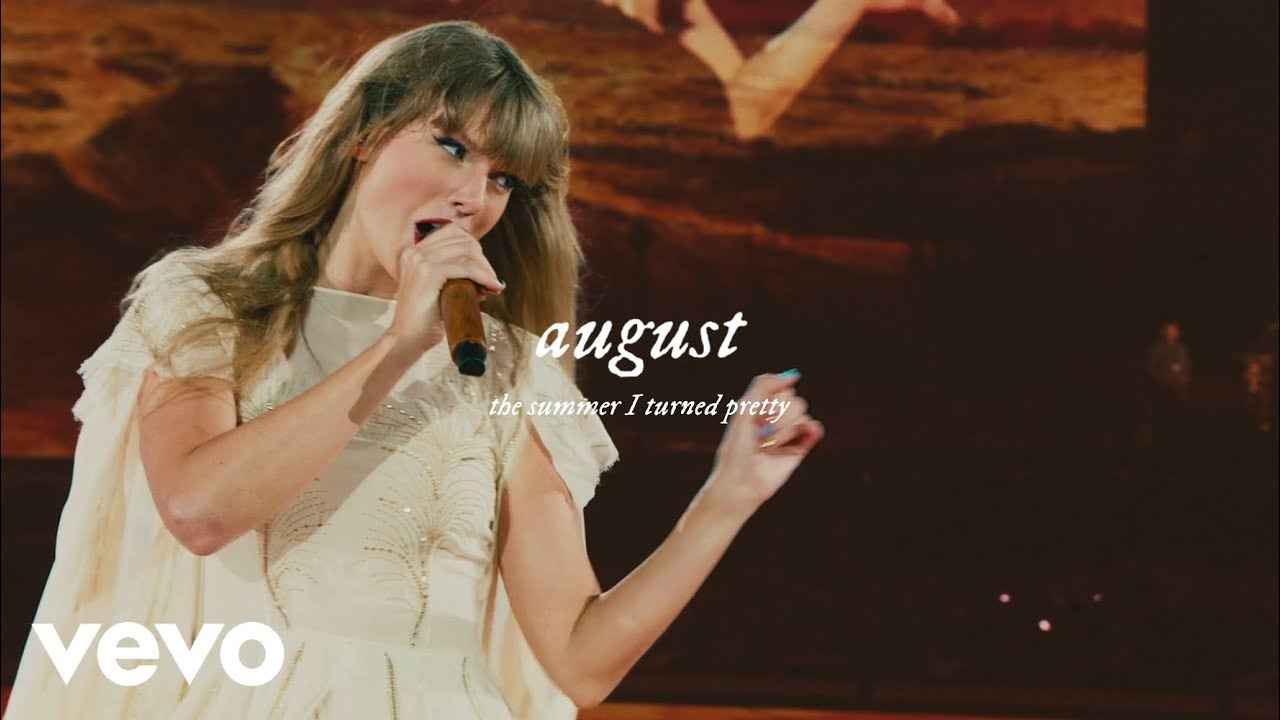 Taylor Swift - august (Official Eras Tour Music Video) (The Summer I Turned Pretty)