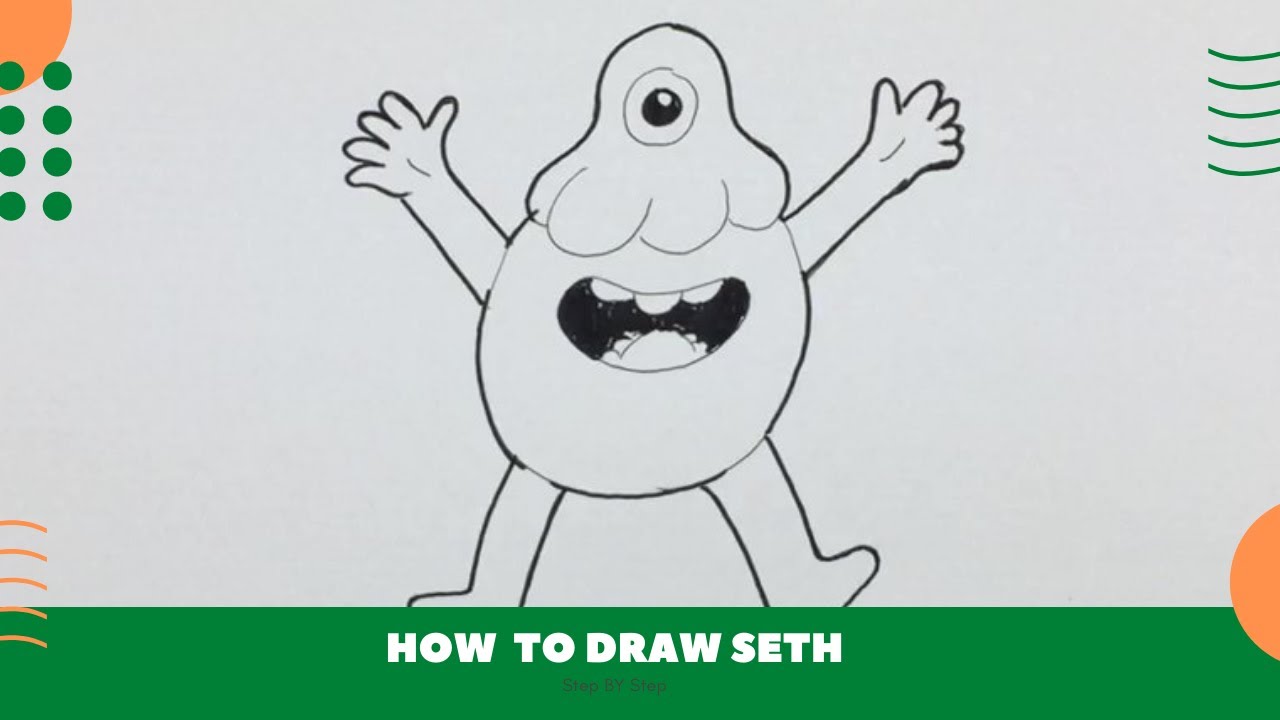 How to Draw Seth Easy | The Fungies