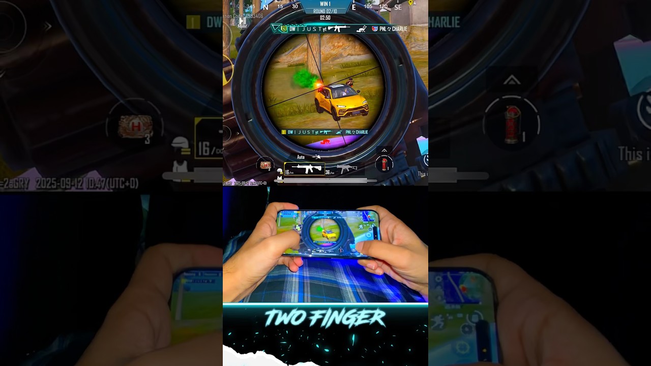 👑King of 2 Finger Players | 6x Spray + 1v4 iphone 15 pro handcam Gameplay 💥 💀Guess Who Won? 😈