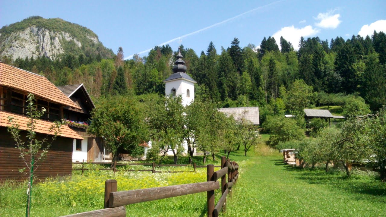 Pritrkavanje na Brodu pri Bohinjski Bistrici