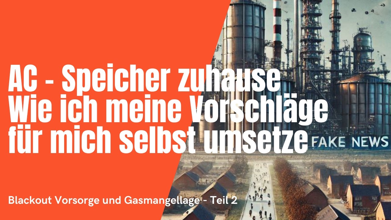 Ausrüstung - Ein AC - Speicher für zuhause