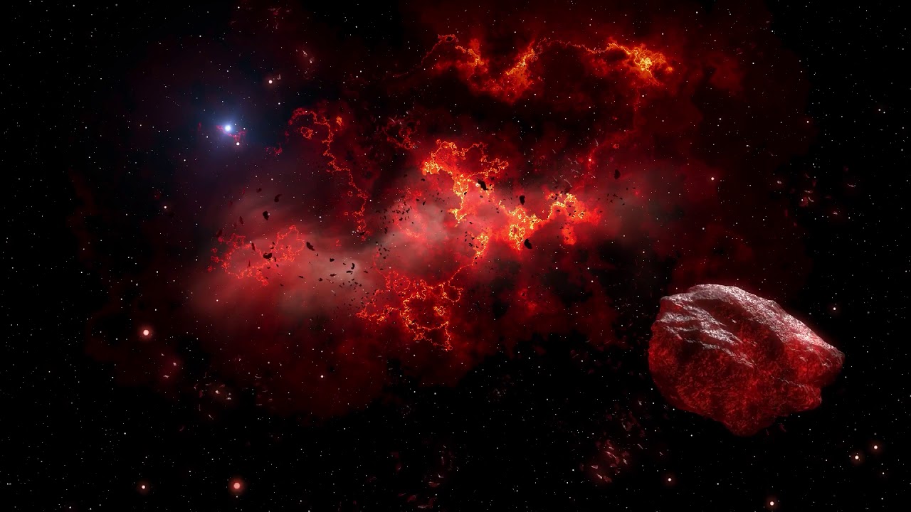 Red Nebula Ambient Space Music. Background sound for Dreaming, Relaxation, Meditation.