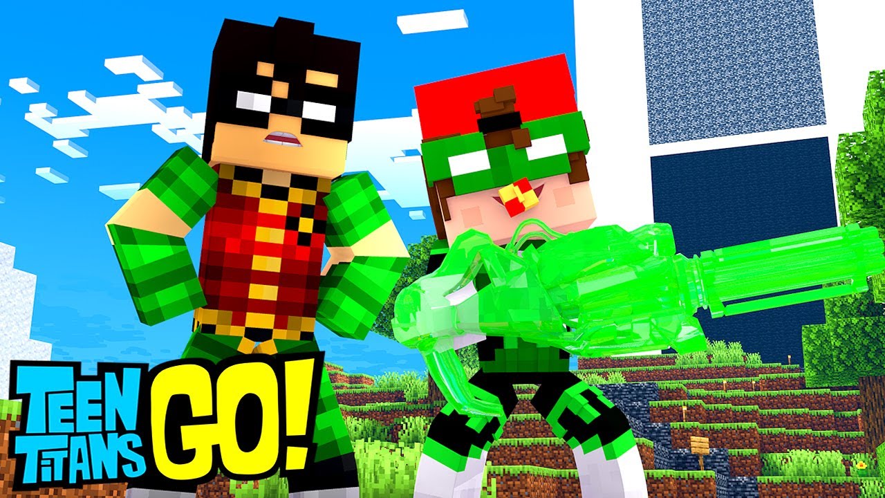 Minecraft - Who's Your Family? O FILHO DO ROBIN VIROU LANTERNA VERDE OS JOVENS TITÃS EM AÇÃO !