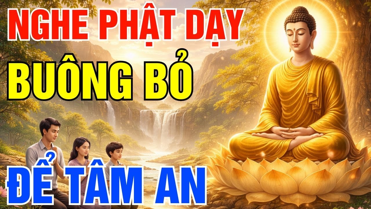 Buông Bỏ Để Tâm An - Lời Phật Dạy Sâu Sắc Giúp Giải Thoát Nỗi Mệt Mỏi Cuộc Đời!| Một Ngày An Lành