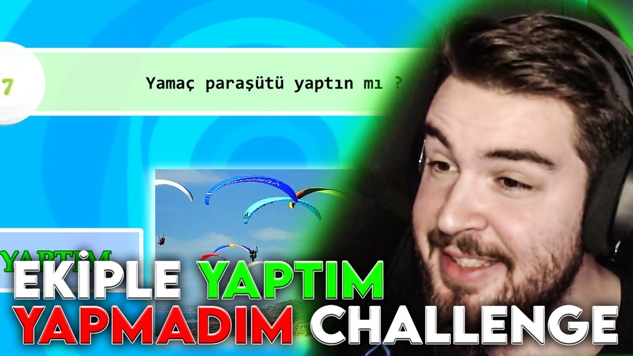 H1vezZz Ekiple Yaptım - Yapmadım Challenge Yapıyor (@BeyinnBulmaca)