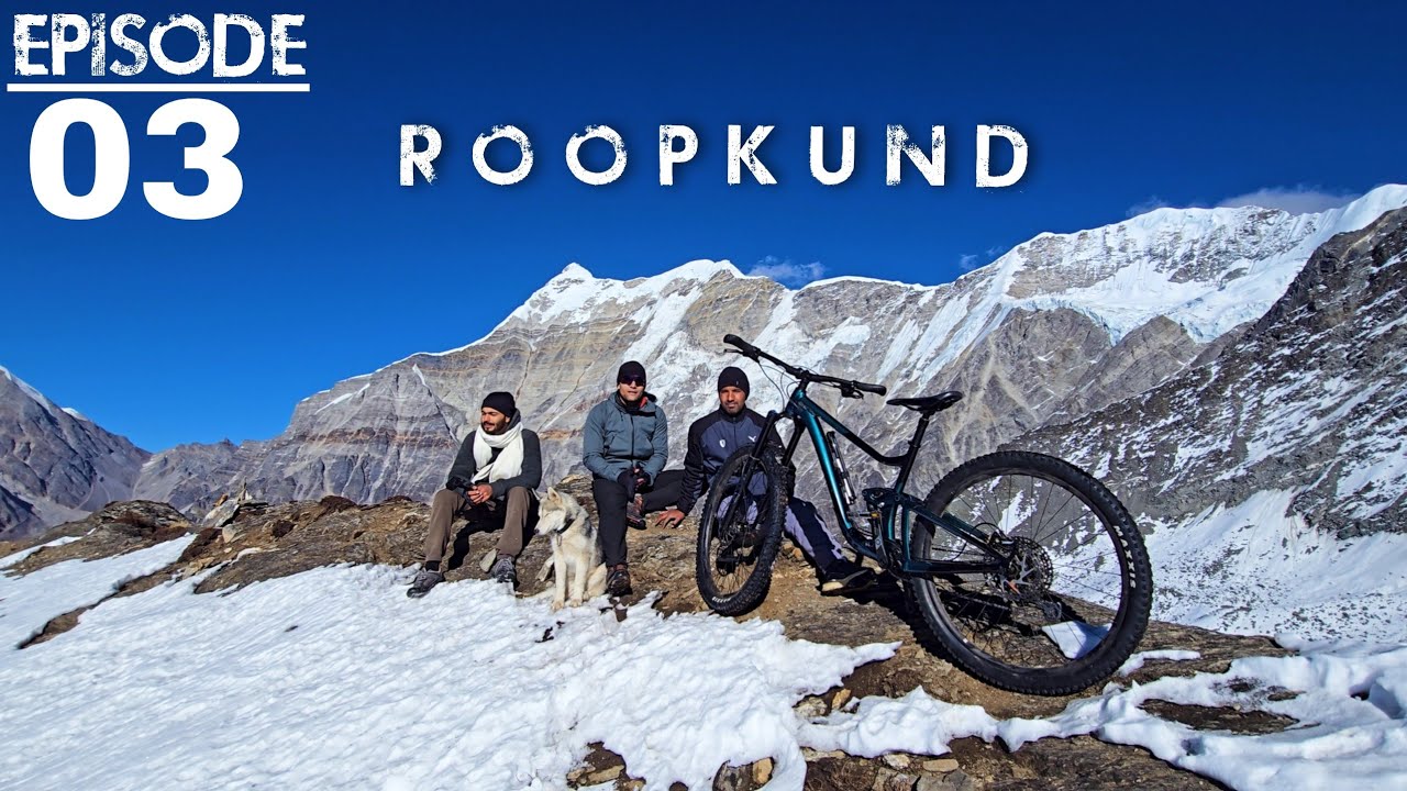 Roopkund Ep.3 - 16,500ft MTB Ride Gone Wrong? Drone Crash!