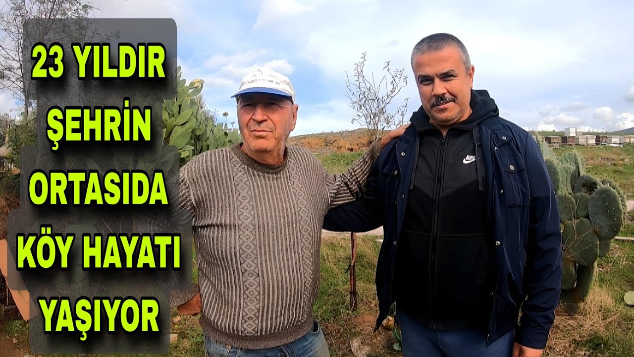 EMEKLİ BAŞ KOMİSERİN 23 YILDIR ŞEHRİN ORTASINDA Kİ  KÖY YAŞAMI