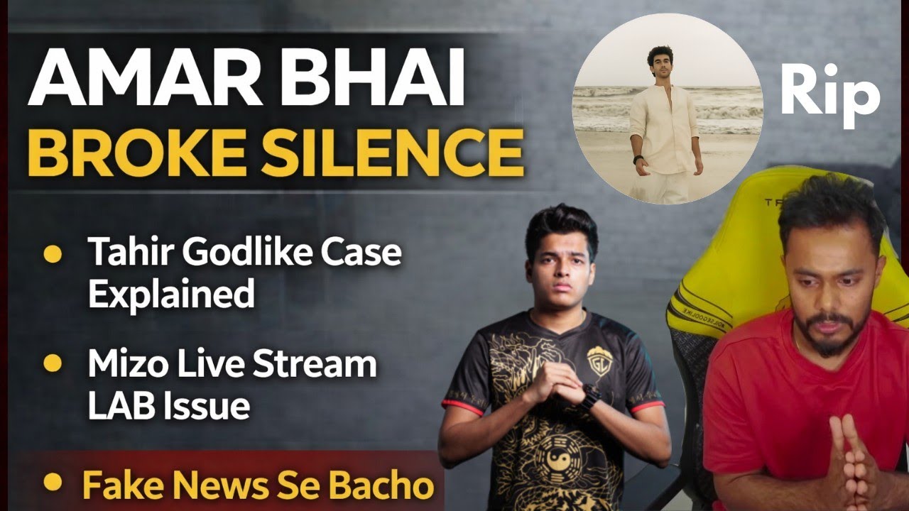 Amar Bhai Broke Silence 😢Godlike Case Fully Explained  jonathan or jelly also said something 💔🙏