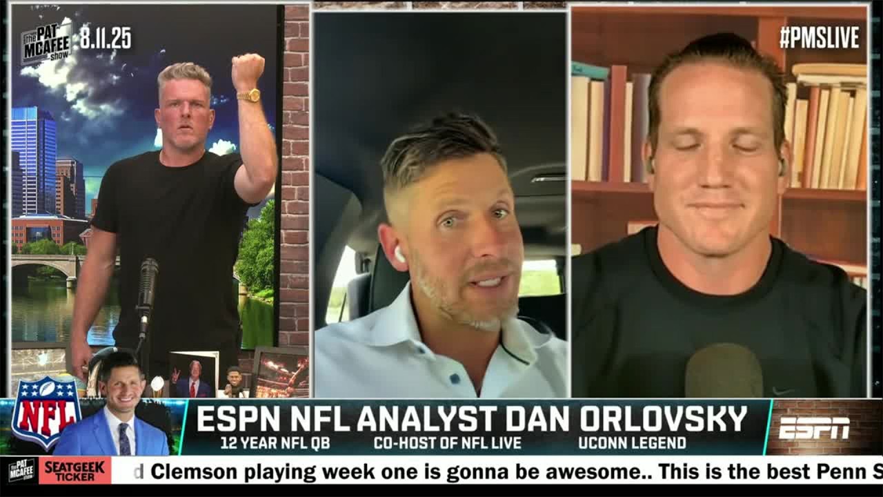 Dan-O SNUBS Patrick Mahomes, Aaron Rodgers & MORE? 👀 Critiquing Dan's lists 😳 | The Pat McAfee Show