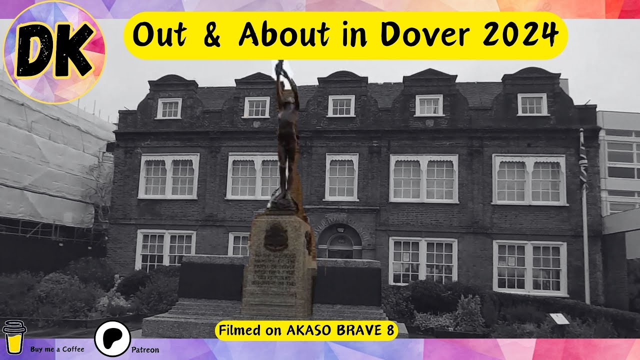 Out & About in Dover 2024 - (Using my NEW Akaso Brave 8 action camera)