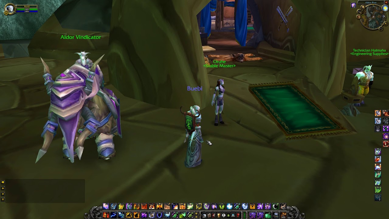 Shattrath (Aldor Rise) Stable Master Location, WoW TBC