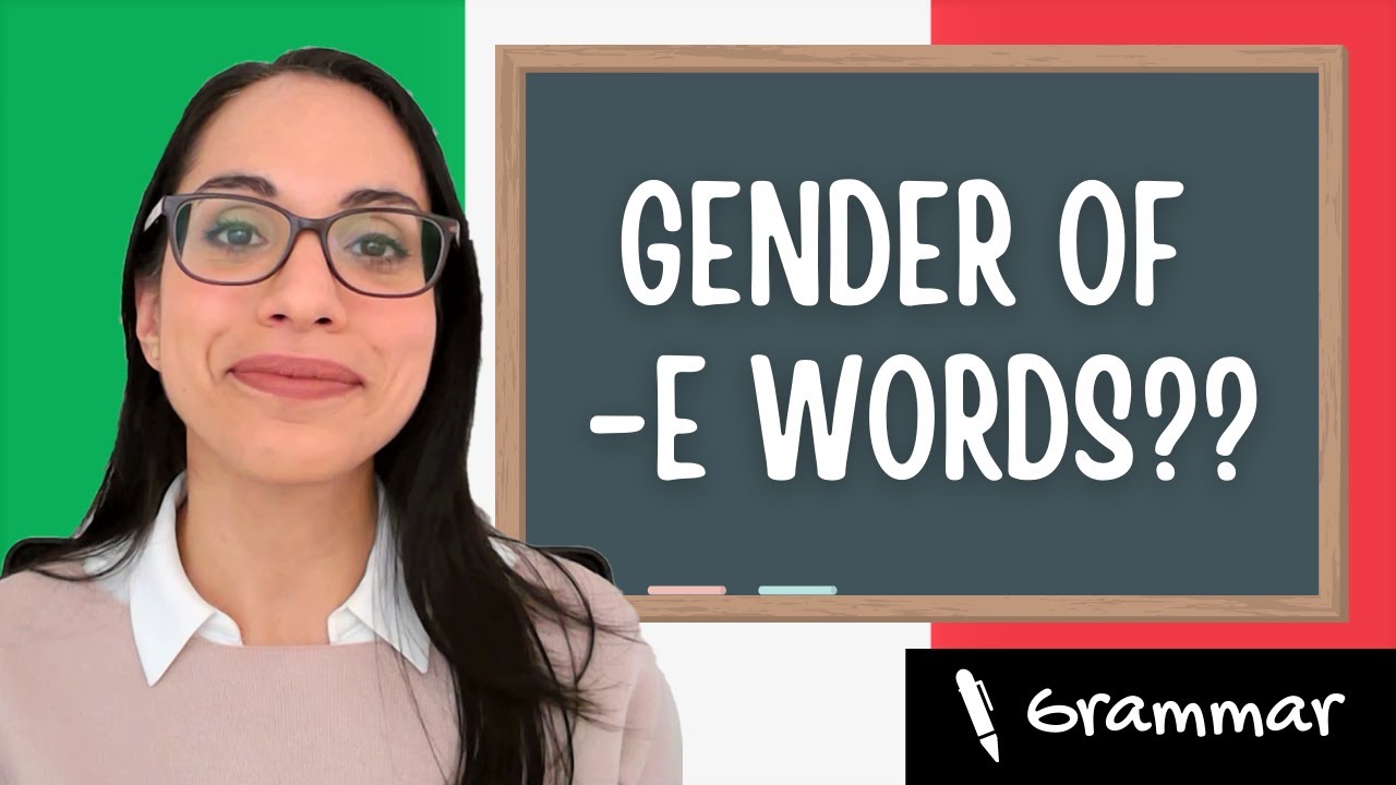 HOW TO tell the GENDER of TRICKY -E ending words | LEARN ITALIAN