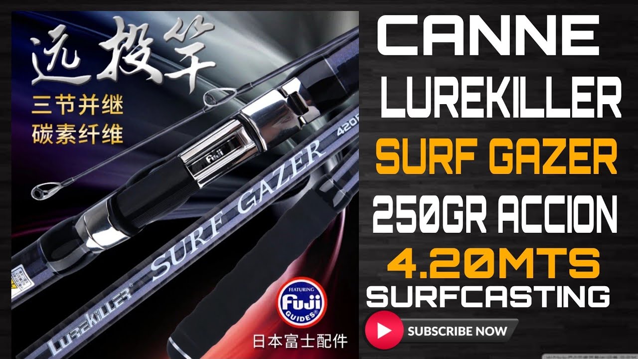 اكتشف دائما الجديد في قصب الصيد Surf Gazer4. 20 /250grAccion