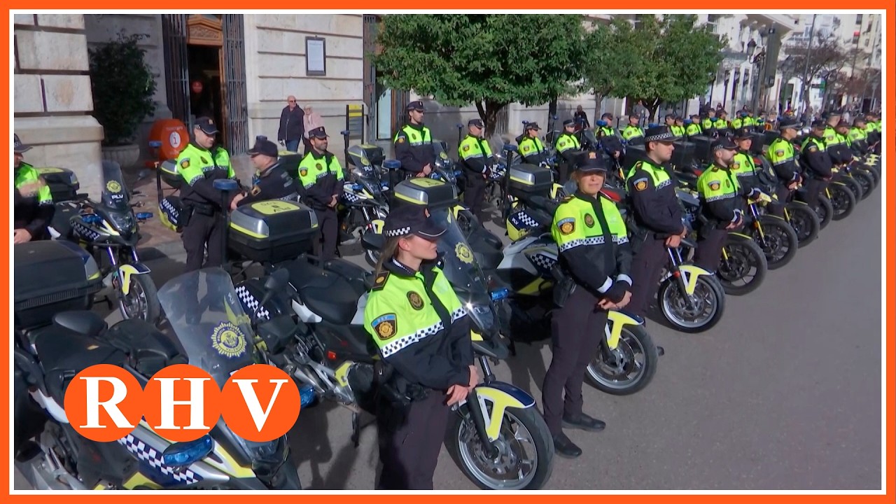 València reforça la Unitat de Seguretat Viària de la Policia Local amb 34 nous agents amb moto