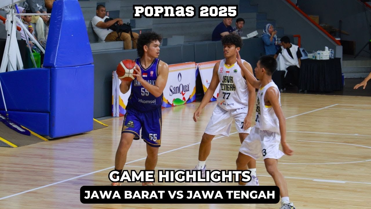 JAWA BARAT vs JAWA TENGAH: BERMAIN SECARA KERAS & CERDIK Jadi Modal Pebasket JABAR!