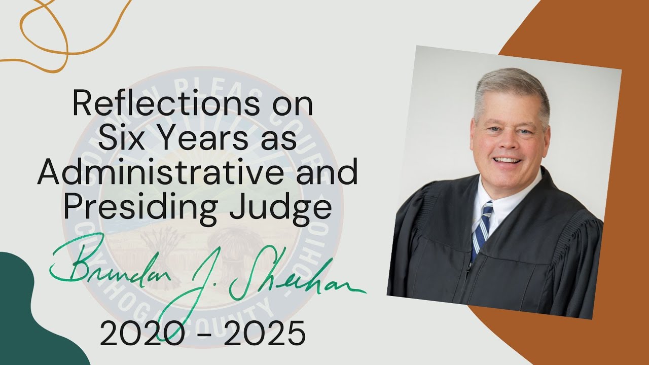Judge Brendan J. Sheehan: Reflections On Six Years as AJ/PJ