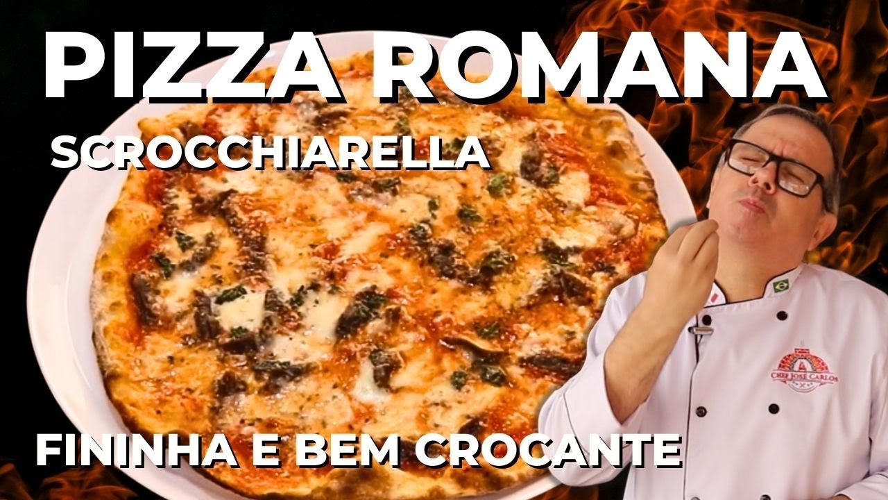 PIZZA ROMANA | FININHA E CROCANTE