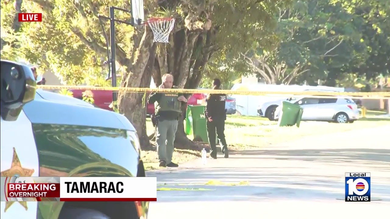 Teen hospitalized, woman treated at scene after shooting at Tamarac home