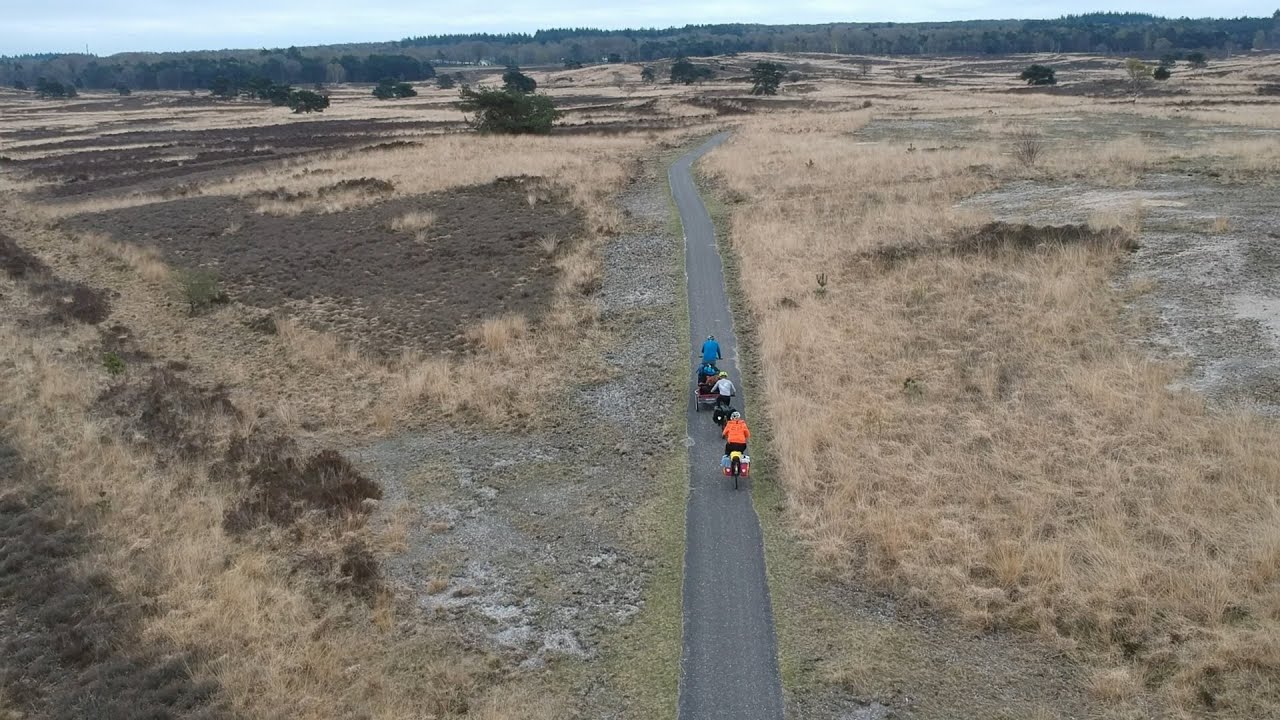 Fietsvakantie met kinderen en hond