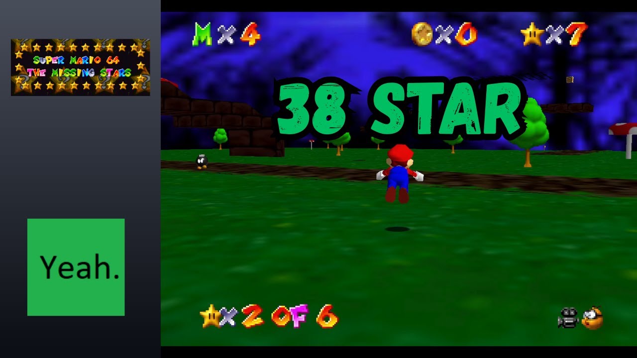38 Star in 44:15 - SM64 The Missing Stars