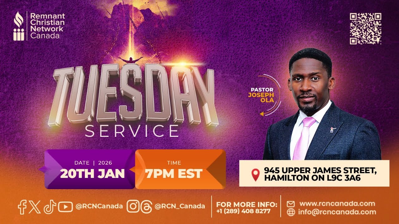 TUESDAY SERVICE || JANUARY 20TH, 2026