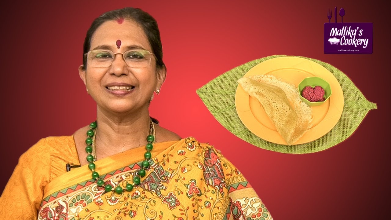 VETRILAI ( Betel Leaf ) DOSA  : Mallika Badrinath Recipes | Asian Healthy Food