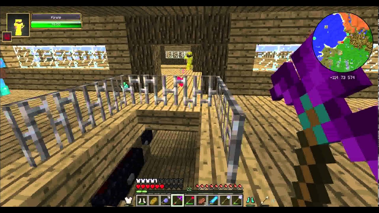 Minecraft Hexxit Multiplayer Türkçe - Bölüm 3 Azıcık Savaş