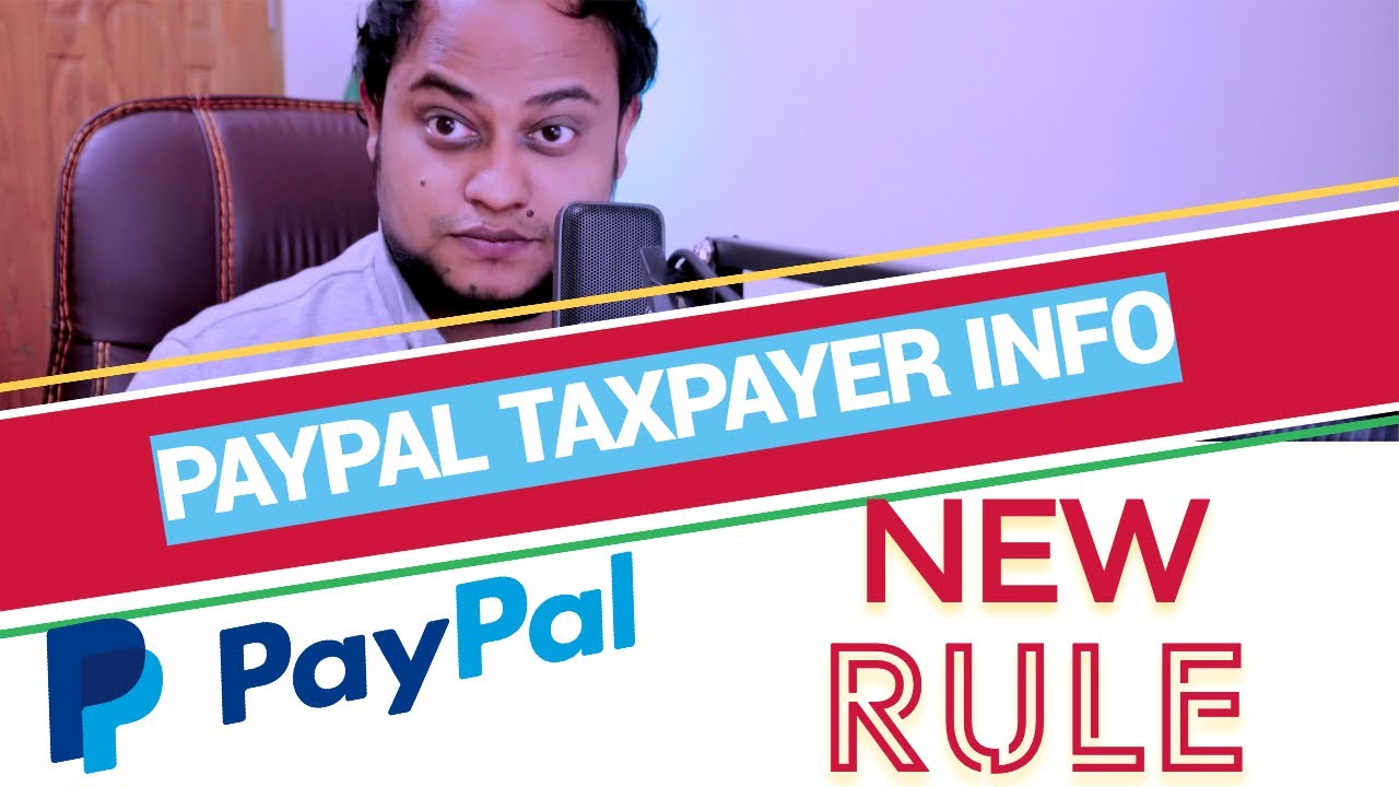 PayPal Taxpayer Info 2022 ! How to Confirm Tax Id in Paypal (Bangla)