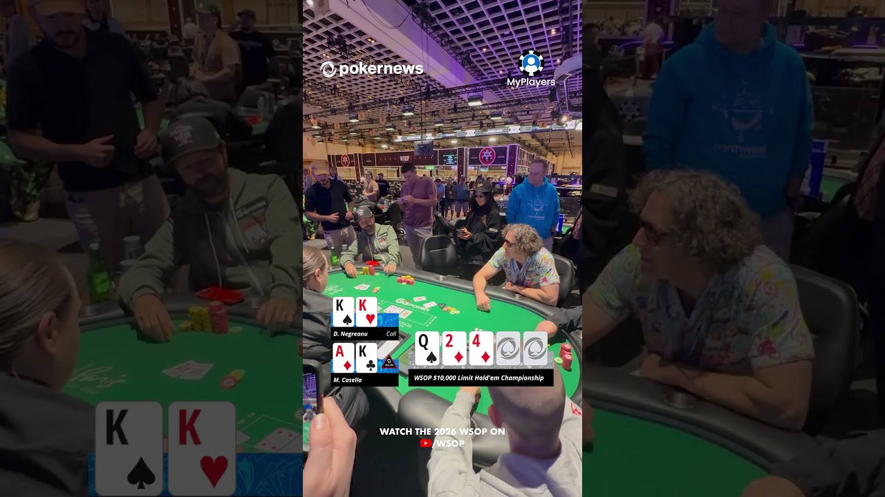 NEGREANU ON THE BUBBLE! #wsop2026 #pokernews