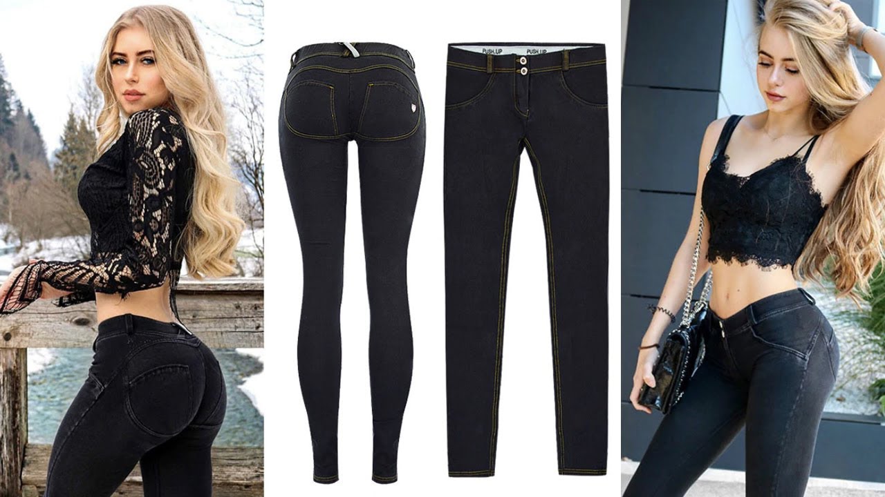 Low Waist Push Up,  Super Stretch Slim Soft Jeans for Women