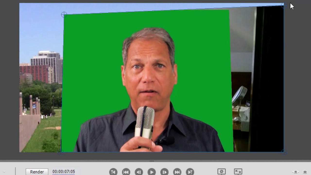 Использование Garbage Matte с эффектами прозрачности в Adobe Premiere Elements