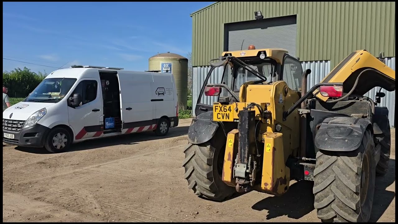 Caterpillar TH407C DPF & EGR Cleaning