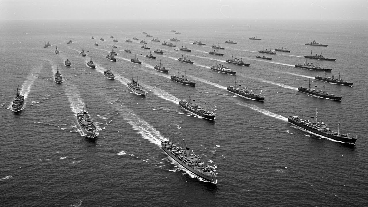 What German U-Boat Captains Faced When Allied Convoys Had 40 Escort Ships