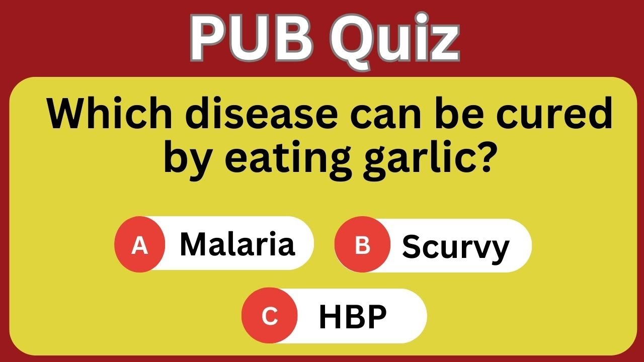 PUB Quiz | PUB QUIZ General Knowledge | "Ultimate Pub Trivia Quiz! 🍻 | Mixed Trivia | Daily Pub Quiz