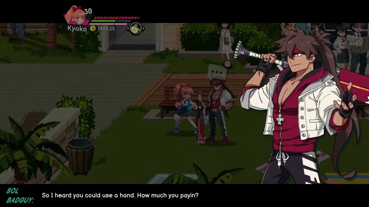 Jam Kuradoberi & Sol Badguy In River City Girls 2