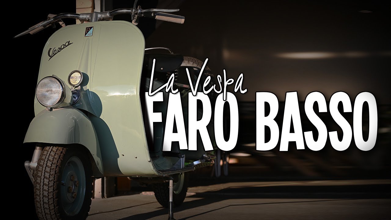 Vespa Faro Basso / ans Licht / 