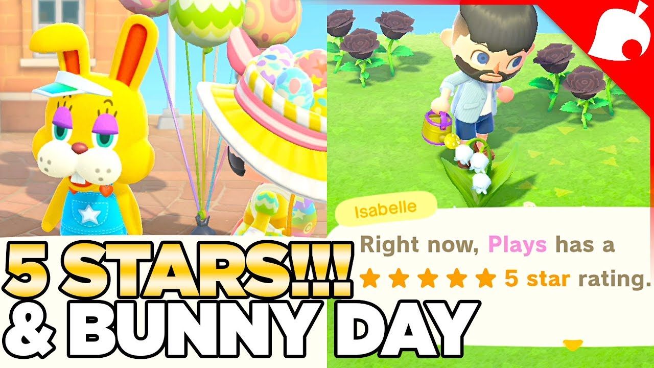 I Got 5 STARS Island Evaluation! And Bunny Day in Animal Crossing New Horizons