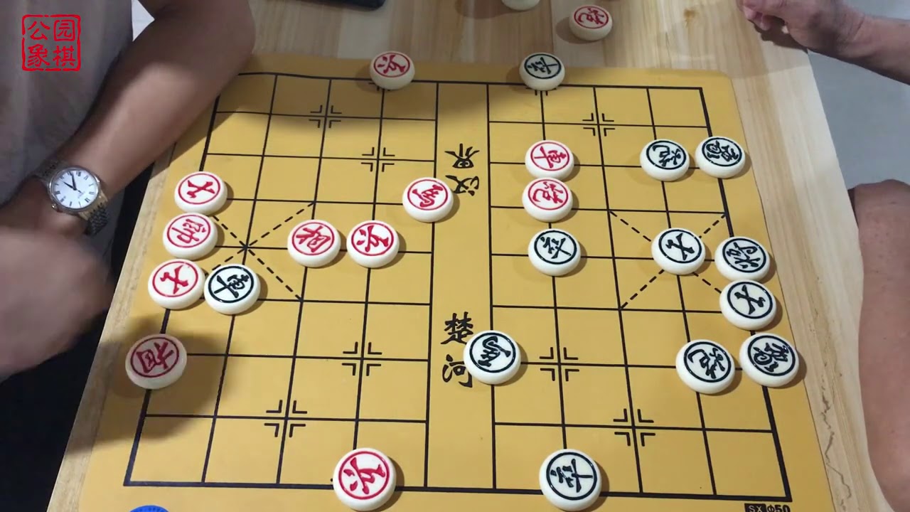 黑方市名手挑战业9高手，这局面真是太复杂了，各种神仙招