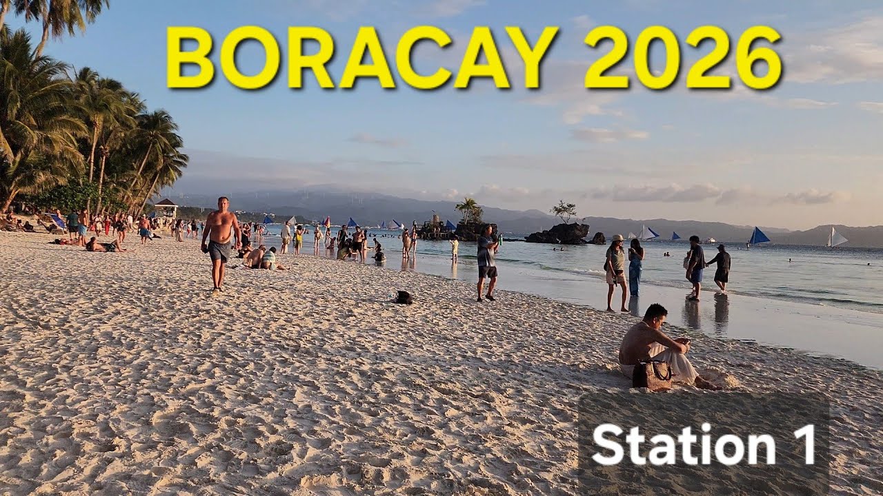 ​Best Sunset Spot in Boracay 🇵🇭 Station 1 Malay Aklan Visayas, Philippines 