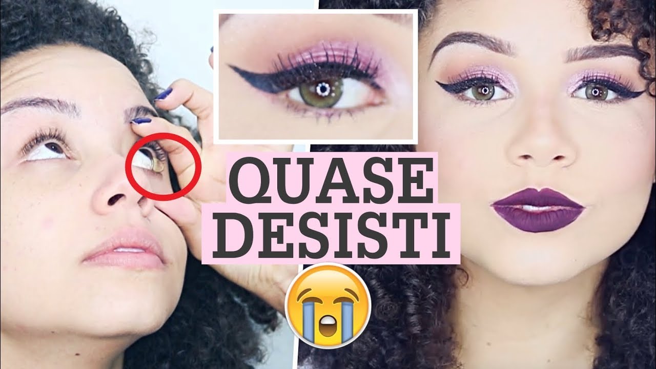SOCORRO! COLOCANDO LENTES DE CONTATO PELA 1ª VEZ! | por Ana Lídia Lopes