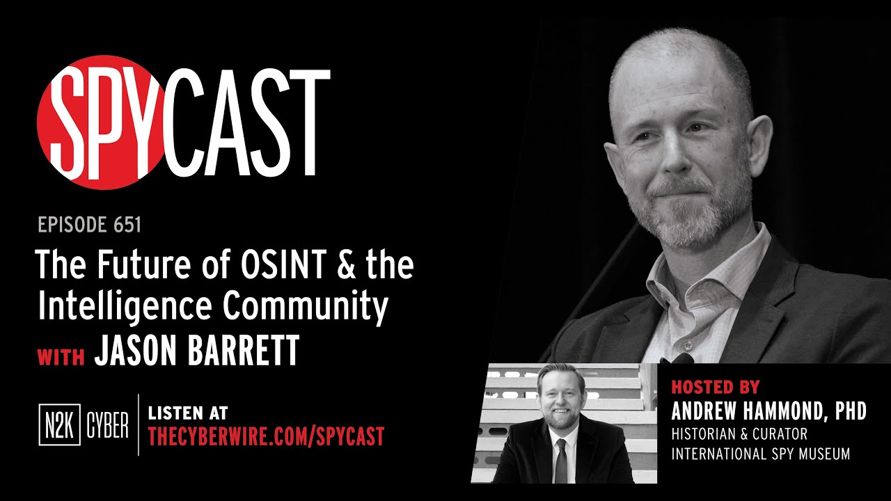 The Future of OSINT with Jason Barrett | SpyCast
